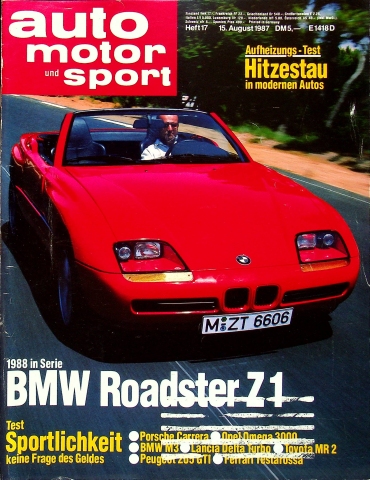 Deckblatt Auto Motor und Sport (17/1987)
